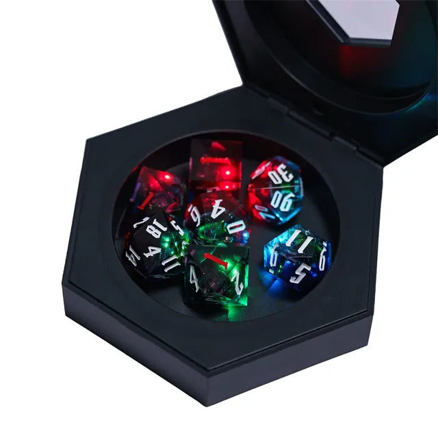 Dados de carga inalámbrica LED