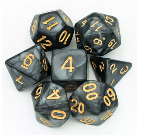 Polydice-Set Schwarz