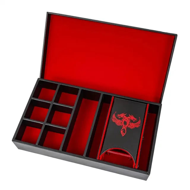 Würfelturm, Tablett und Aufbewahrungsbox