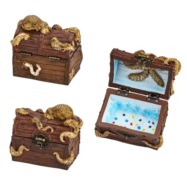 Treasures from the Mysterious Deep Sea - Octopus Treasure Chest Dice Box