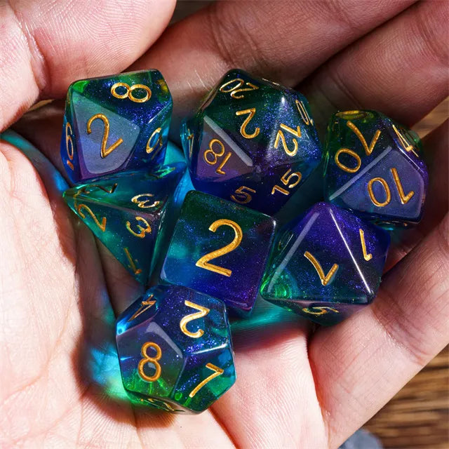 Polydice-Set Mehrschichtiges Würfelset