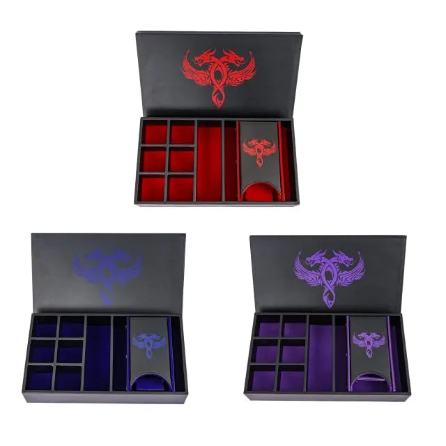 Würfelturm, Tablett und Aufbewahrungsbox