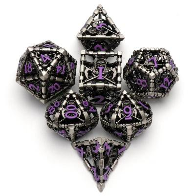 Metal dice set warrior