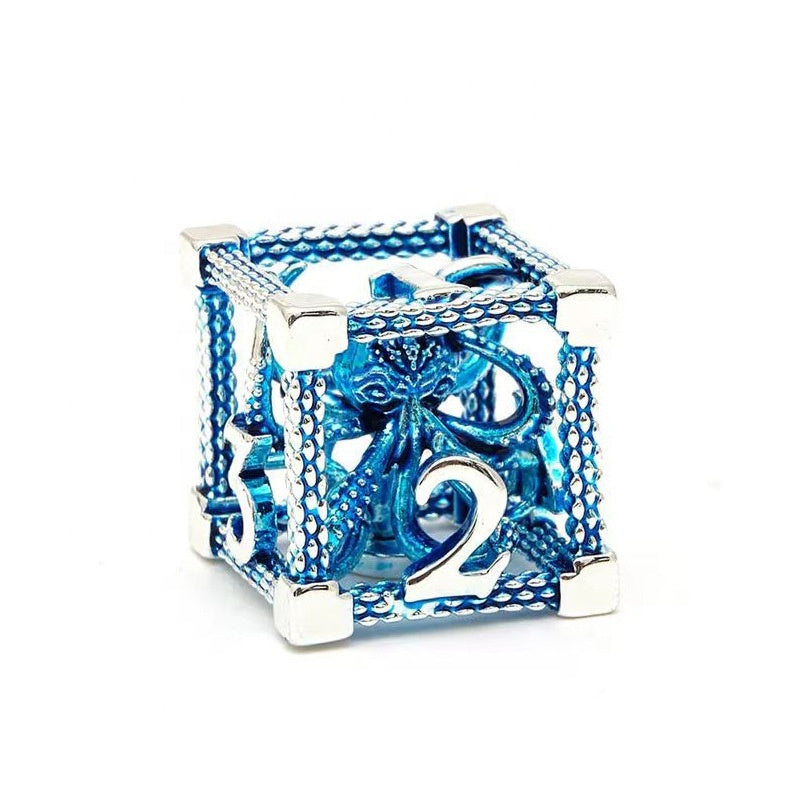 Farbe des hohlen Oktopus-Metallwürfel-Sets