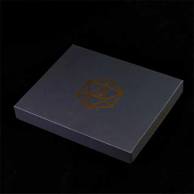 Gift box leeg, voor 5 setjes dice