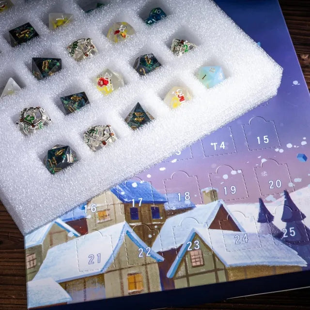 2025 Mystery dice Christmas advent calendar