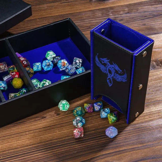 Dice Tower, tray & Storage Box