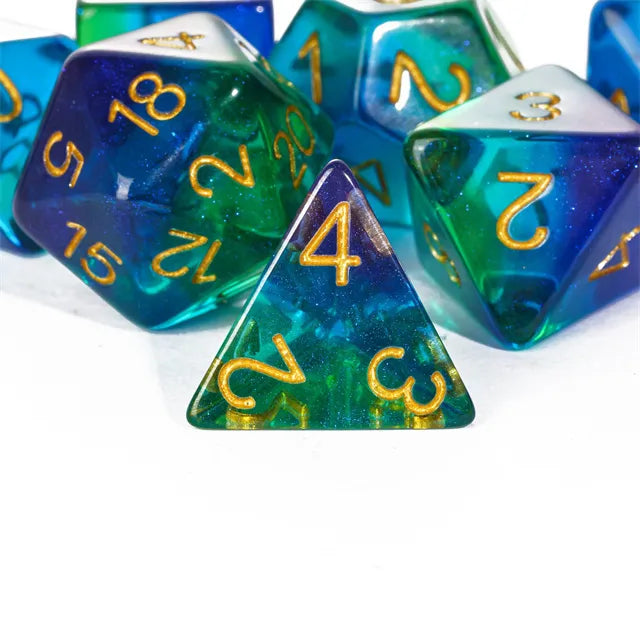 Polydice set Layered Dice set