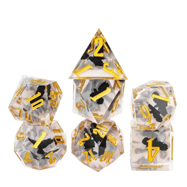 Handgefertigte Schneeberge-Adler-Würfel