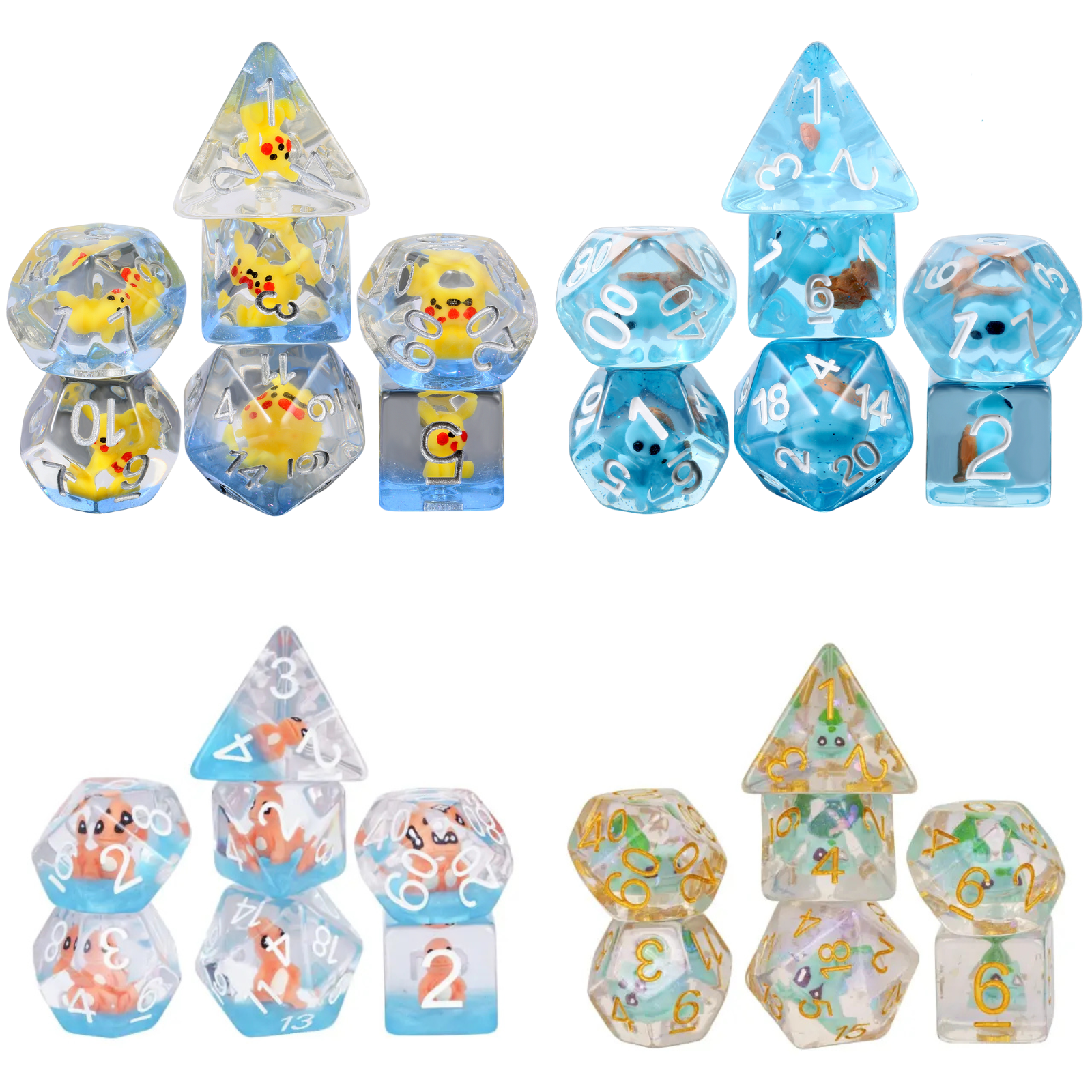 Pokemon dice set
