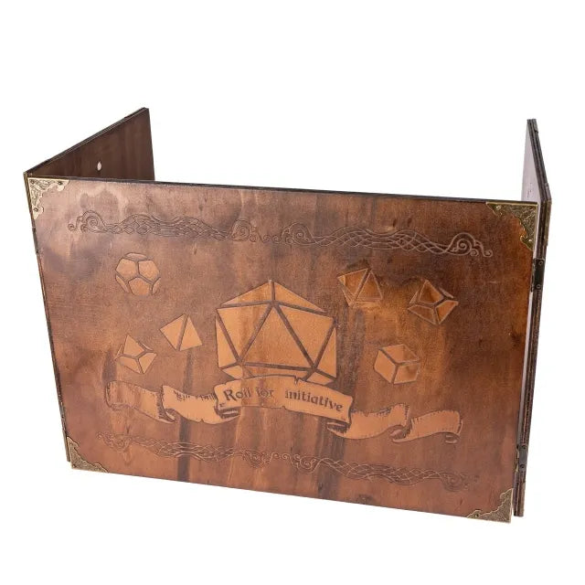 DM-Bildschirm DND 5e Dungeon Master Bildschirm Komprimiertes Holz Muster