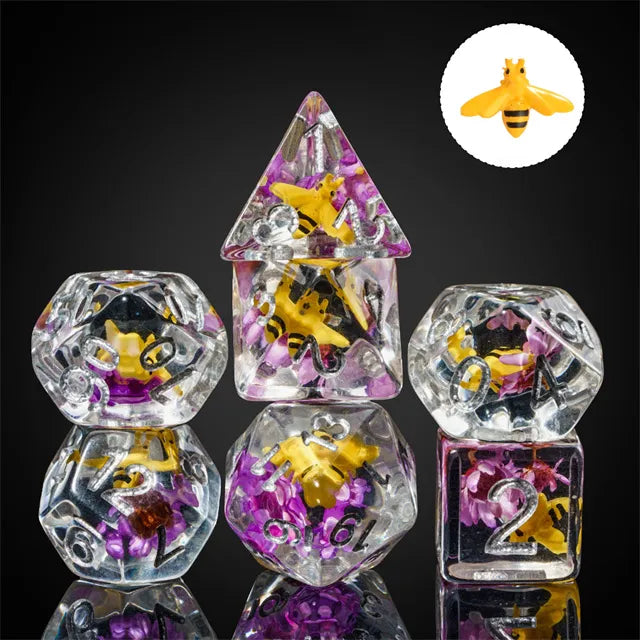 Animal dice set Bees