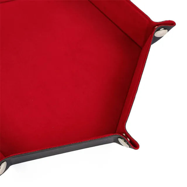 Dice tray rood 6 hoeken