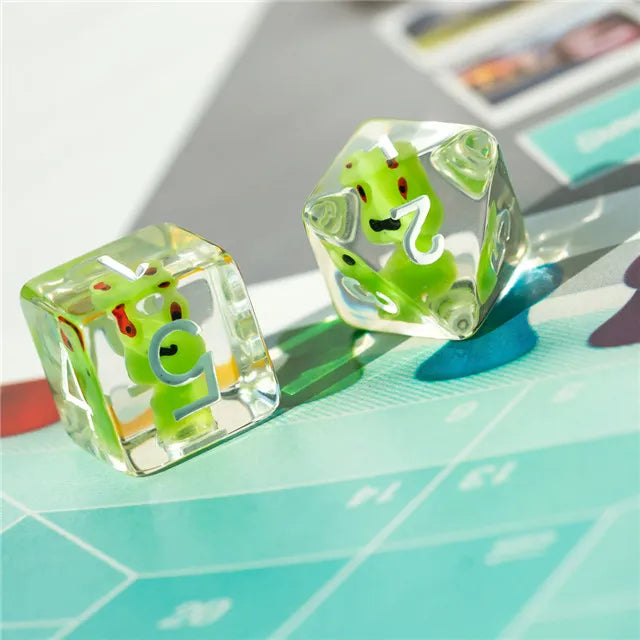 Animal dice set Frog