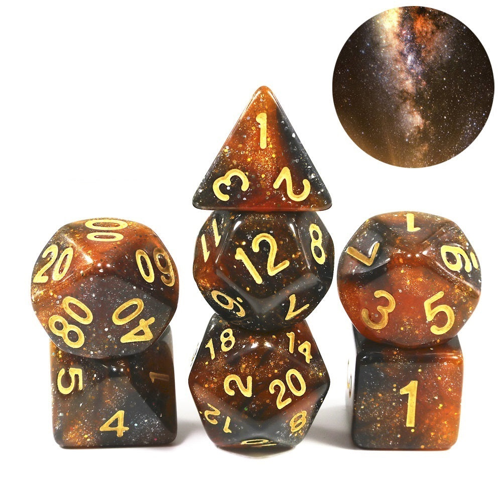 Polydice set Galaxy goud