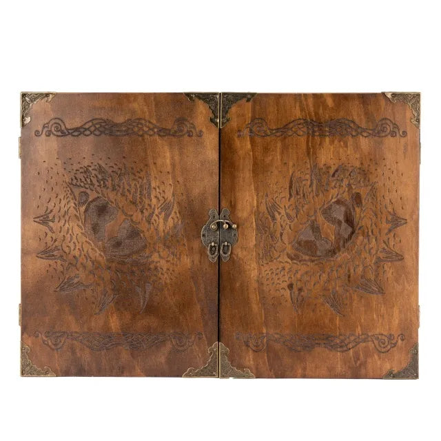 DM-Bildschirm DND 5e Dungeon Master Bildschirm Komprimiertes Holz Muster