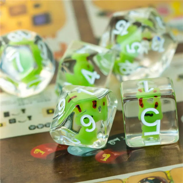 Animal dice set Frog