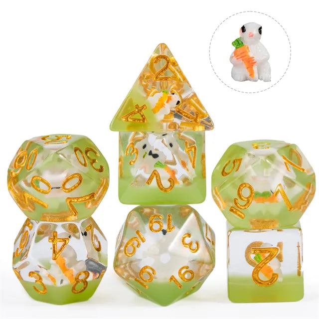 Animal dice set Rabbit