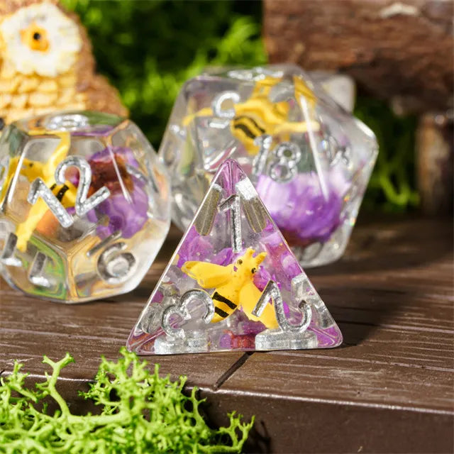 Animal dice set Bees