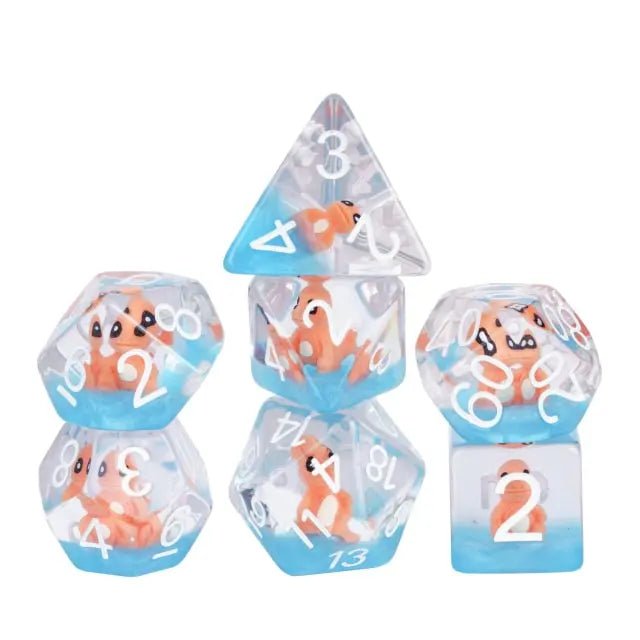 Pokemon dice set charmander