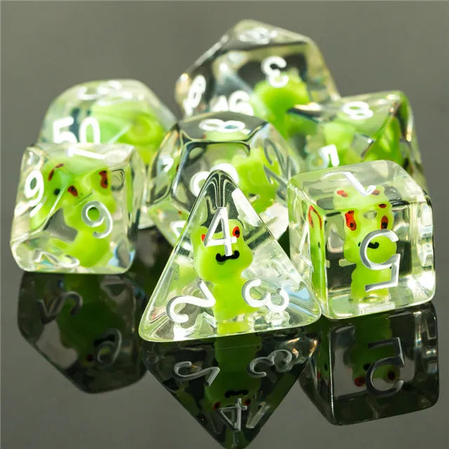 Animal dice set Frog