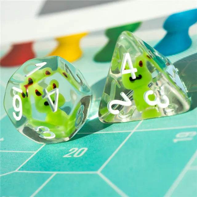 Animal dice set Frog
