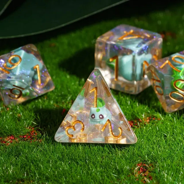 Pokemon dice set bulbasaur