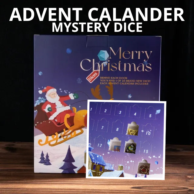 2025 Mystery dice Christmas advent calander