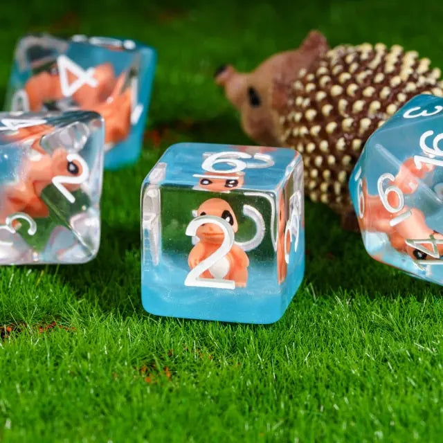 Pokemon dice set charmander