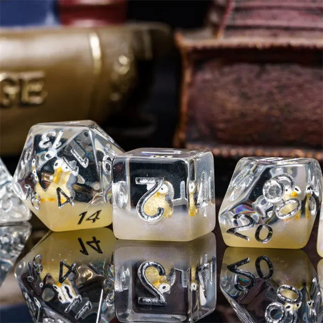Animal dice set Owl