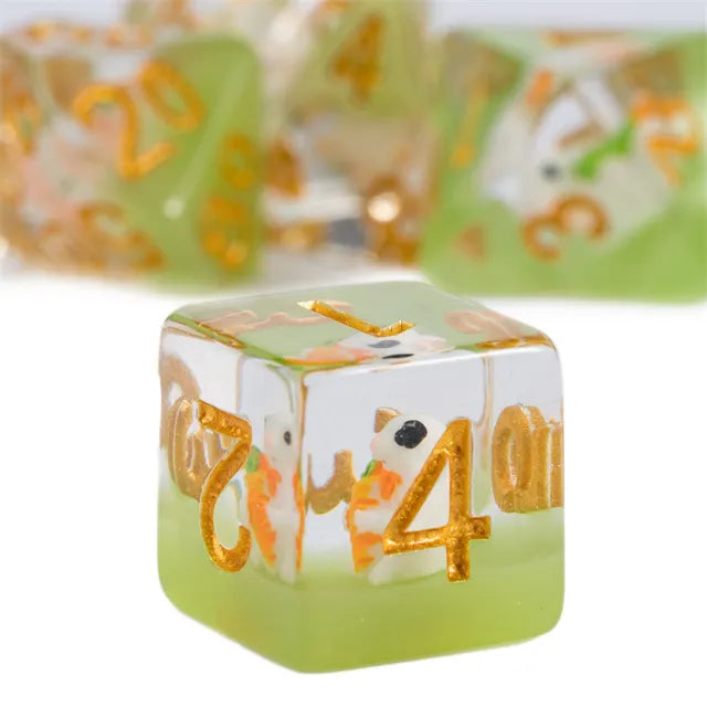 Animal dice set Rabbit
