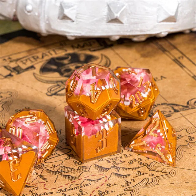 Handmade mimmic Sharp edge dice