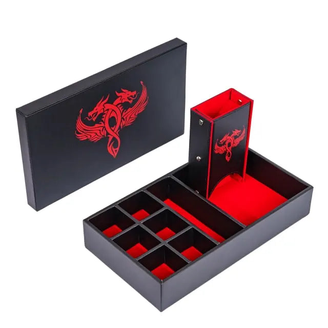 Dice Tower, tray & Storage Box